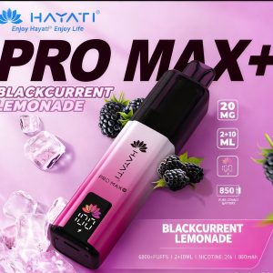 Hayati pro max+ 6000+ kits BLACKCURRANT LEMONADE