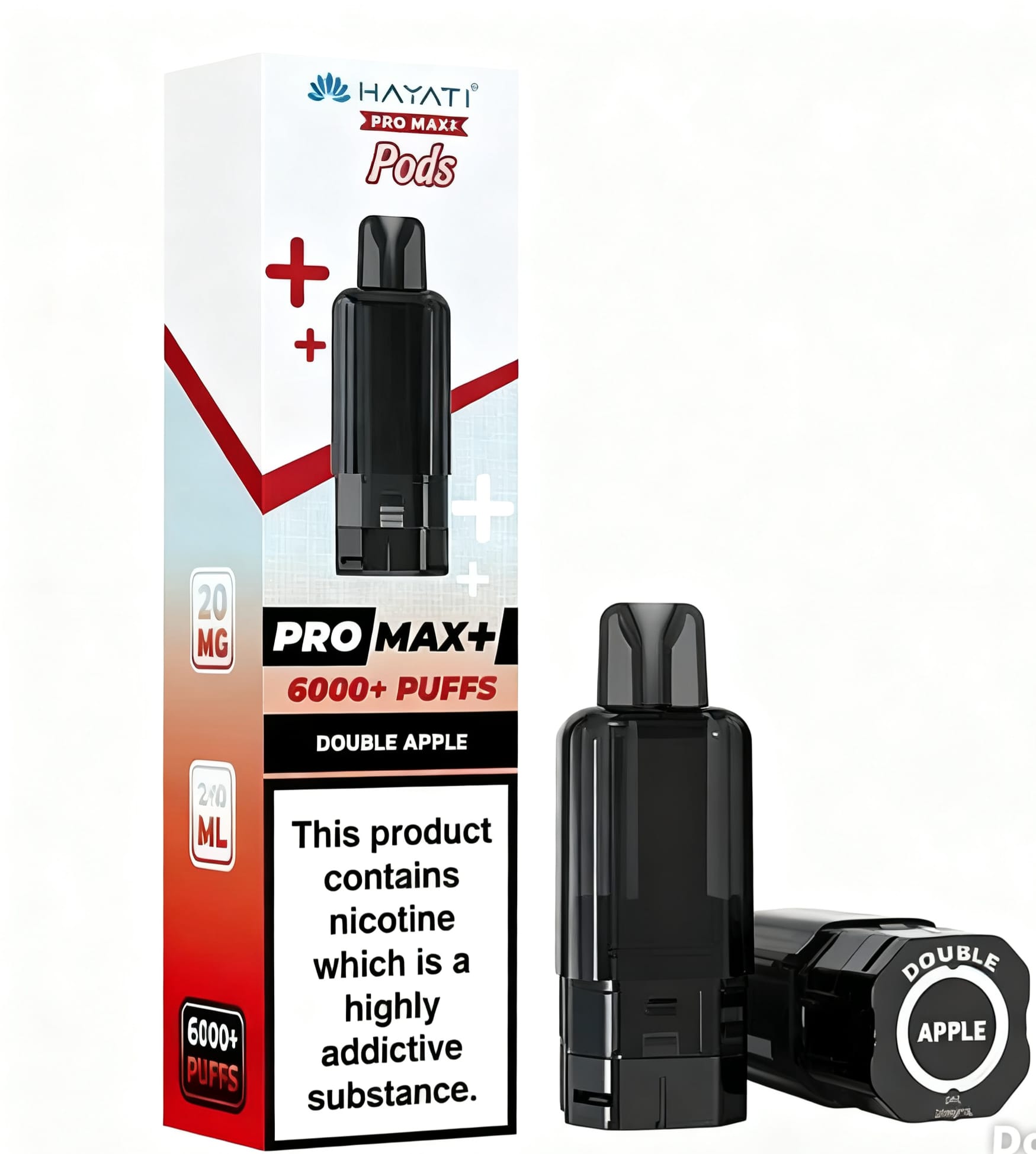 Hayati pro max+ 6000+ pods DOUBLE APPLE