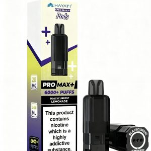 Hayati pro max+ 6000+ pods BLACKCURRANT LEMONADE