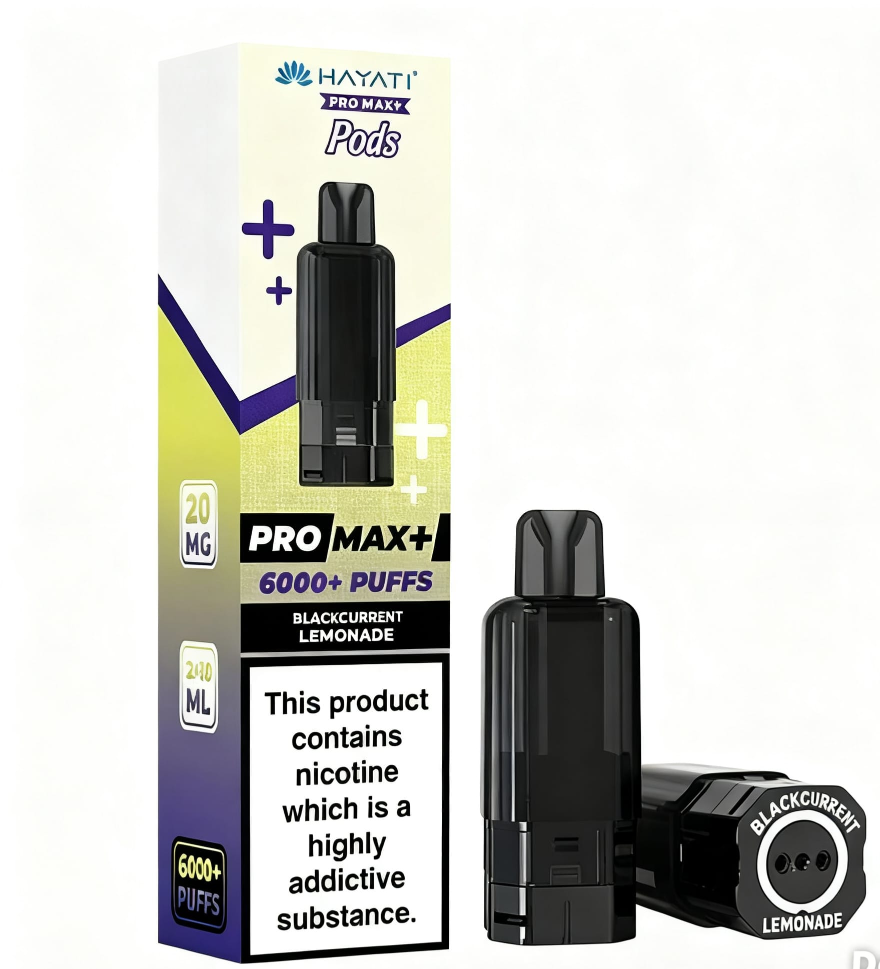 Hayati pro max+ 6000+ pods BLACKCURRANT LEMONADE