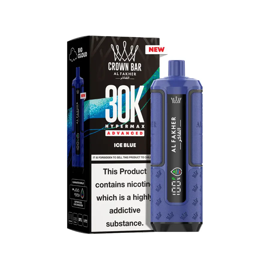 Al fakher 30k hypermax prefilled pod kit Ice blue