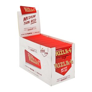 Rizla Red (Medium Thin) Rolling Papers 50 Pack - Regular