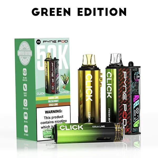 Pyne pod click 50k vape kit Green edition