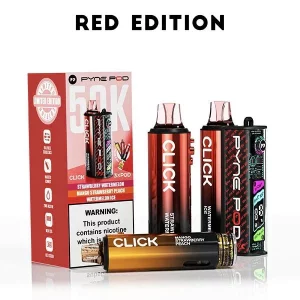 Pyne pod click 50k vape kit Red edition