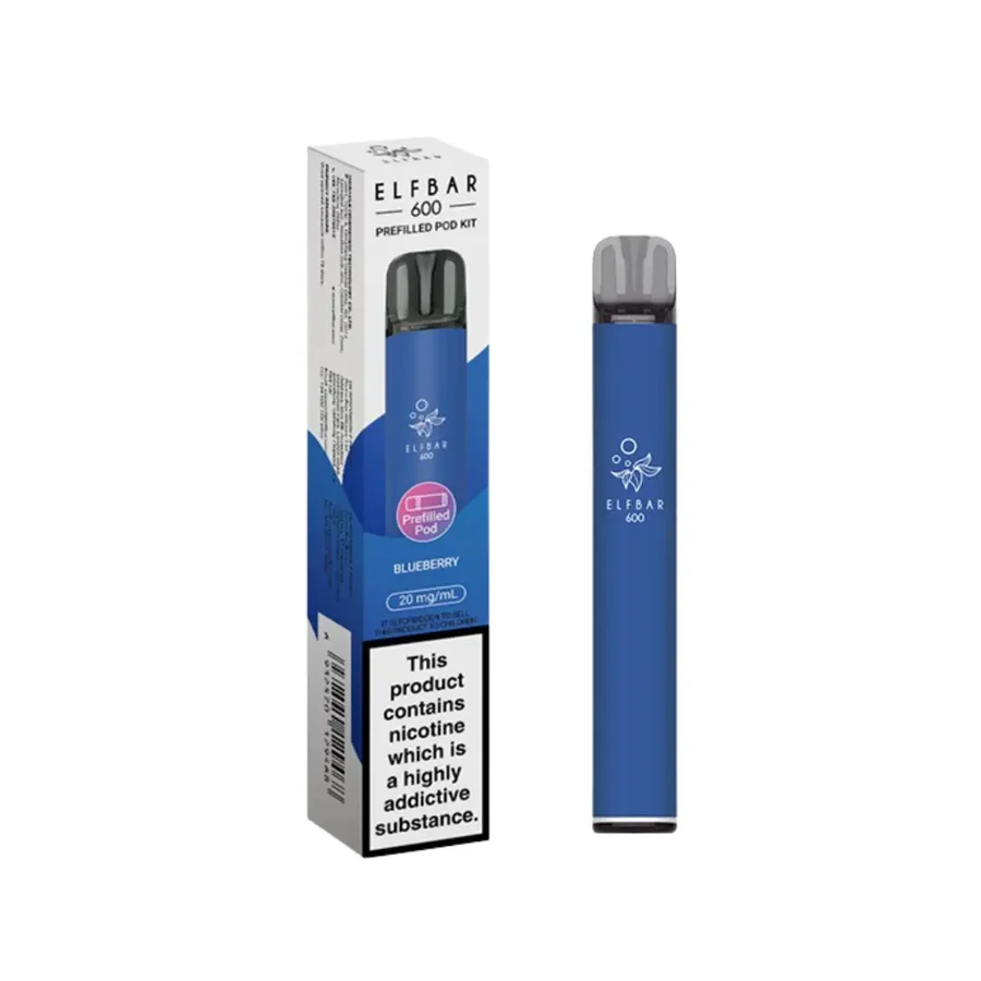 Elf bar 600 prefilled pod kit Blueberry