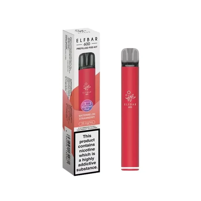 Elf bar 600 prefilled pod kit Watermelon strawberry