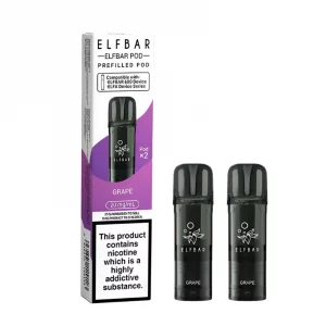 Elf bar 600 prefilled pods 2 pack Grape
