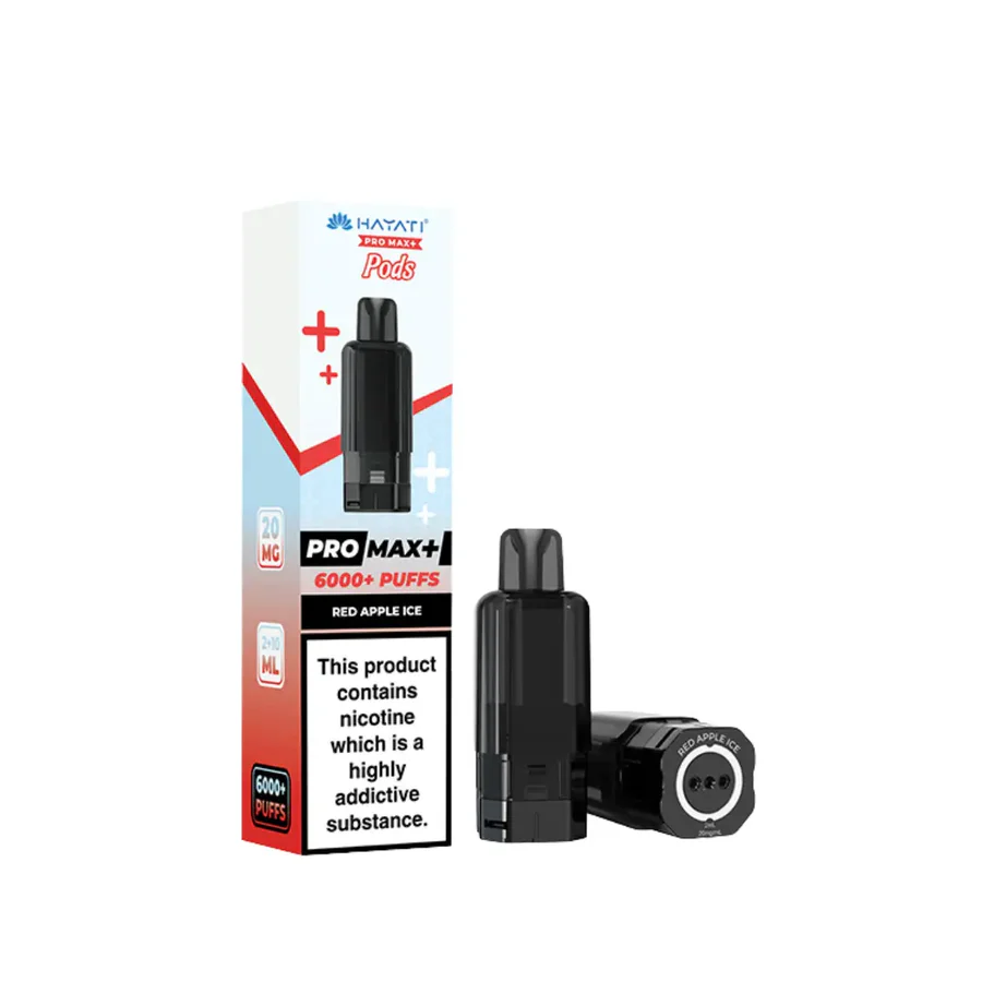 Hayati pro max+ 6000+ pods Red apple ice