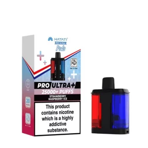 Hayati pro ultra+ 25k pods Strawberry raspberry ice