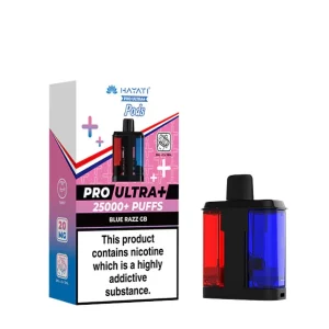 Hayati pro ultra+ 25k pods Blue razz gb