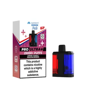 Hayati pro ultra+ 25k pods Straw' guava / dragon berry