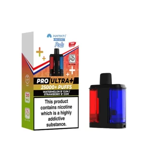 Hayati pro ultra+ 25k pods Watermelon b'gum/strawberry b'gum