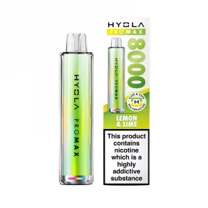 Hyola pro max 8000 prefilled pod kit Lemon & lime