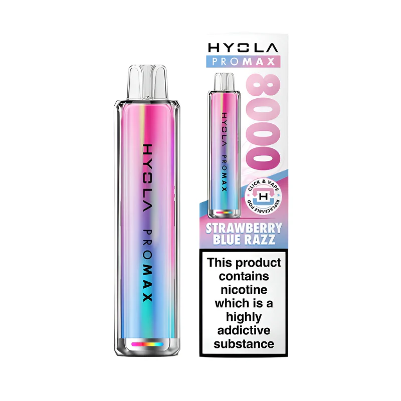 Hyola pro max 8000 prefilled pod kit Strawberry blue razz