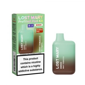 Lost Mary BM600 Prefilled Pod Kit Mint Tobacco