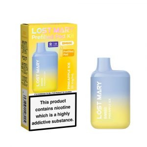 Lost Mary BM600 Prefilled Pod Kit PINEAPPLE ICE