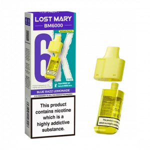 Lost Mary BM6000 KIT BLUE RAZZ LEMONADE
