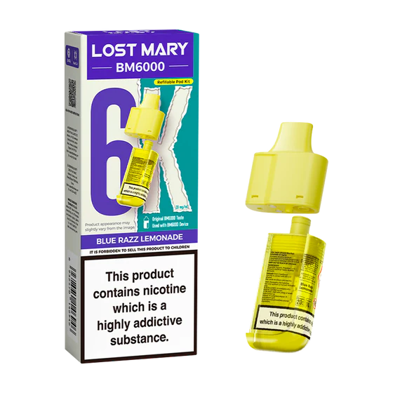 Lost Mary BM6000 KIT BLUE RAZZ LEMONADE