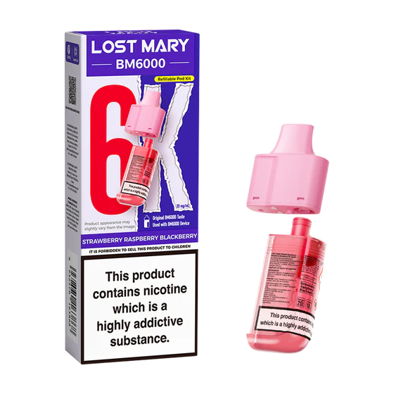 Lost Mary BM6000 KIT Strawberry Raspberry Blackberry