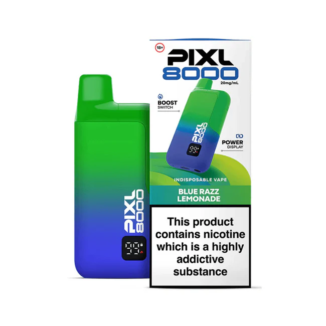 Pixl 8000 Prefilled Pod Kit BLUEBERRY RAZZ LEMONADE