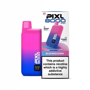Pixl 8000 Prefilled Pod Kit BLUE RAZZ CHEW
