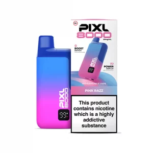 Pixl 8000 Prefilled Pod Kit PINK RAZZ