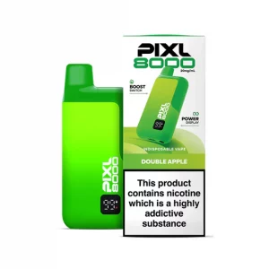 Pixl 8000 Prefilled Pod Kit DOUBLE APPLE