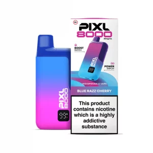 Pixl 8000 Prefilled Pod Kit BLUE RAZZ CHERRY