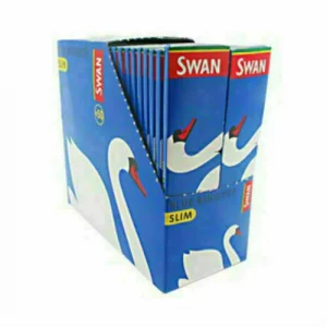 Swan King Size Slim Paper - Blue