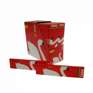 Swan King Size Slim Paper - Red