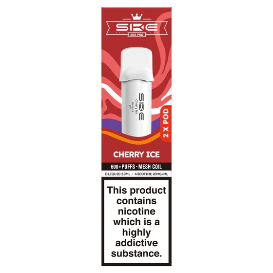 Ske crystal 600 pro prefilled pods Cherry ice