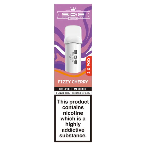 Ske crystal 600 pro prefilled pods Fizzy cherry
