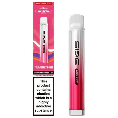 Ske crystal 600 pro prefilled pod kit Strawberry Burst