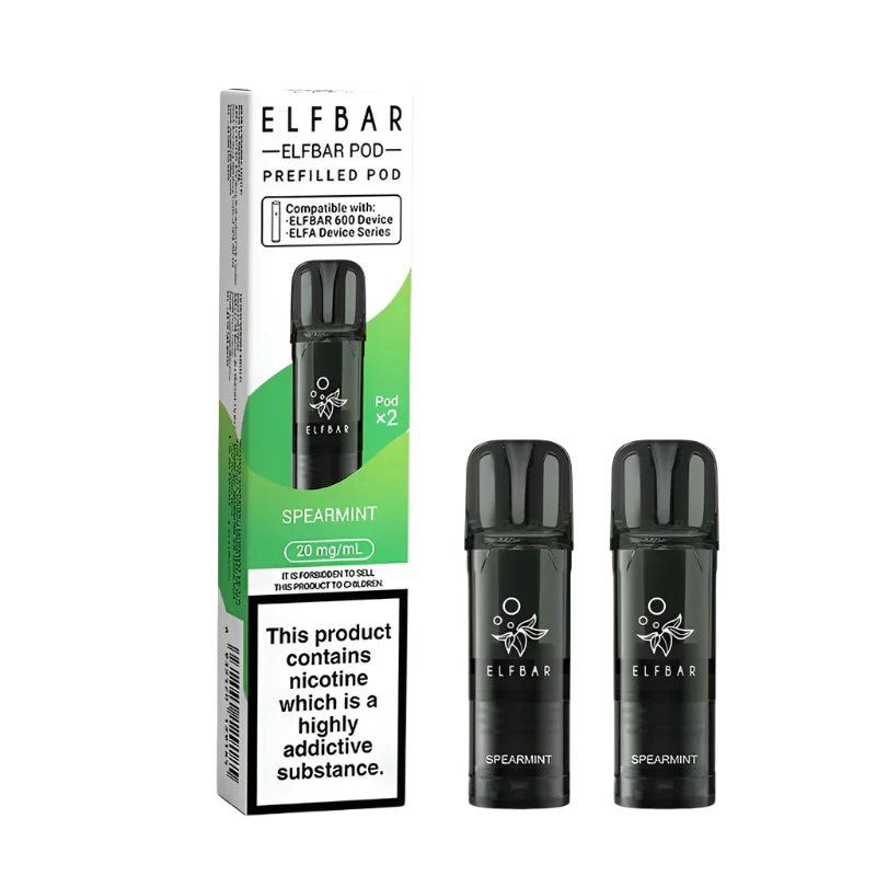 Elf bar 600 prefilled pods 2 pack Spearmint